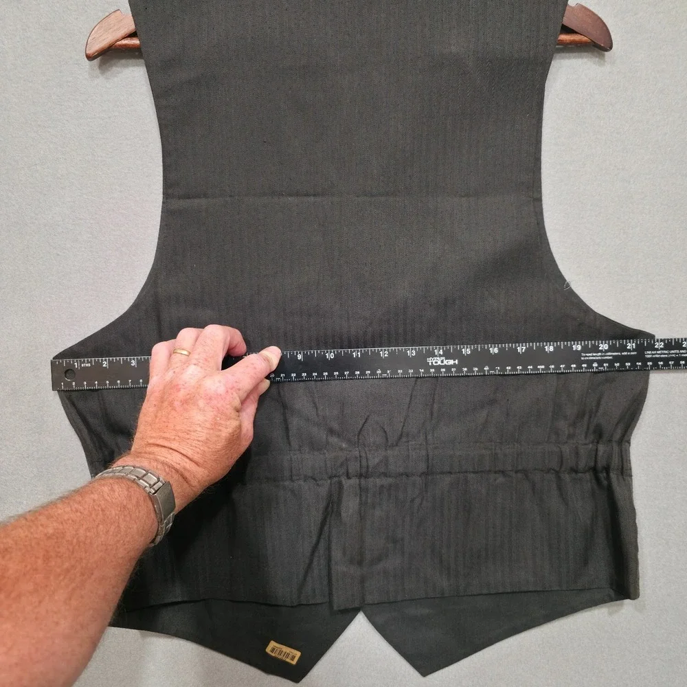 Bill Blass‎ Signature Gray Tuxedo Vest Size Medium